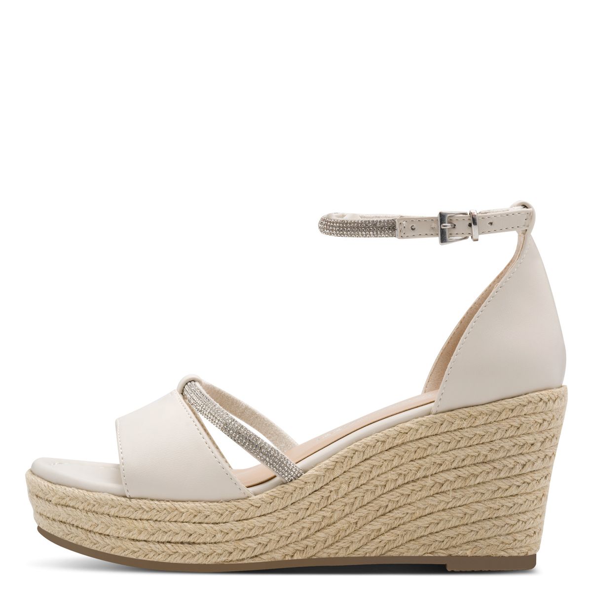 Beige sandal med strass