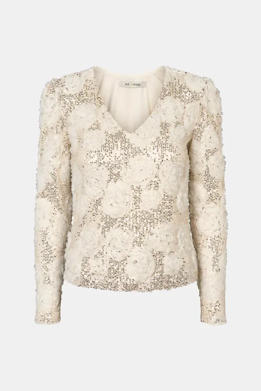 Edda Bluse  - Off White